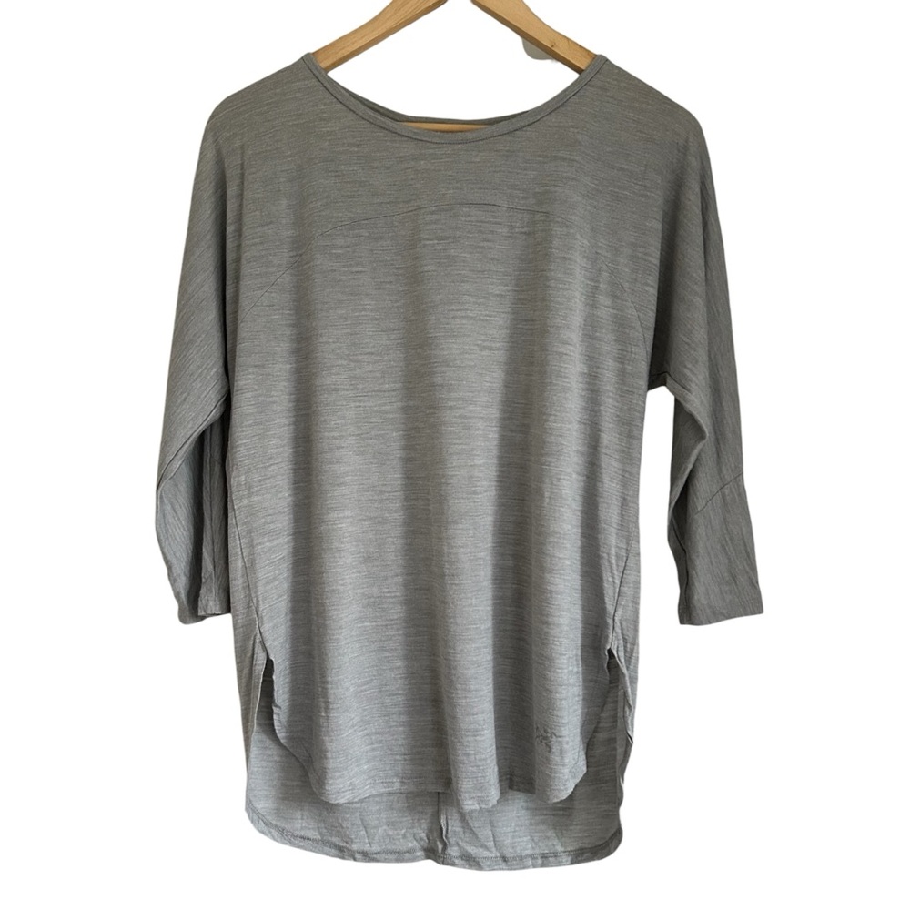 Arc’teryx Wool Blend Joni 3/4 Sleeve Top Soft Oversized Small